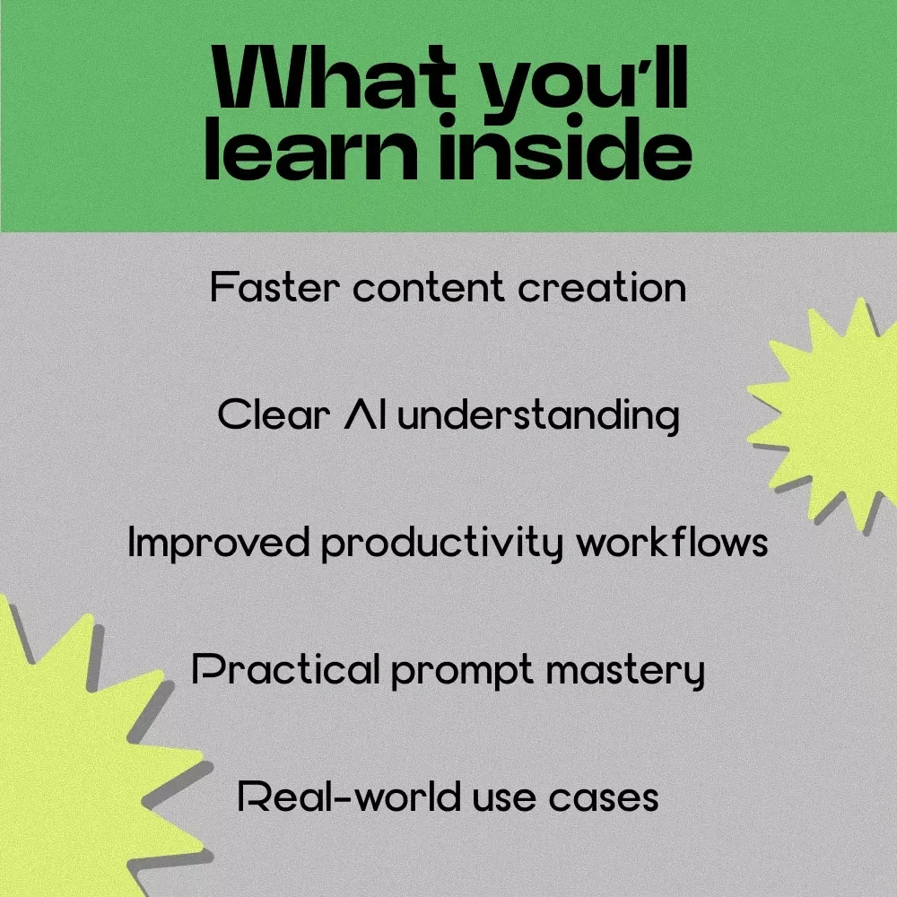 Mastering Generative AI – Complete Beginner to Advanced Guide | How to Learn Generative AI, Prompting, Tools & Real Use Cases Digital Download