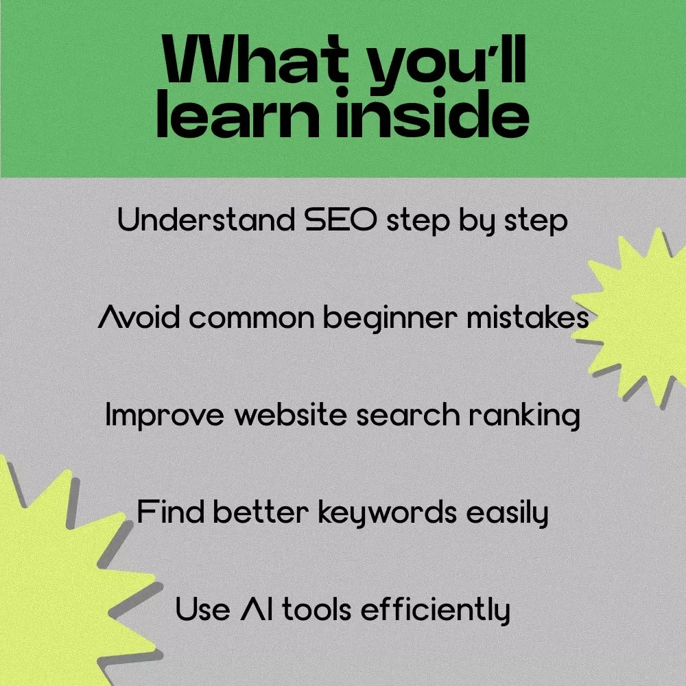 Boosting Your Website’s Visibility – A Beginner-Friendly Guide on how to learn seo basics, SEO Strategy eBook, Digital Marketing Starter Kit