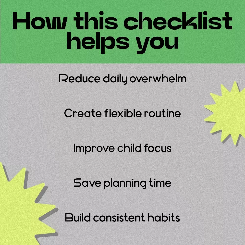 Build a Homeschool Rhythm That Actually Works Checklist | How to Create a Homeschool Schedule That Fits Real Life & Your Family Flow
