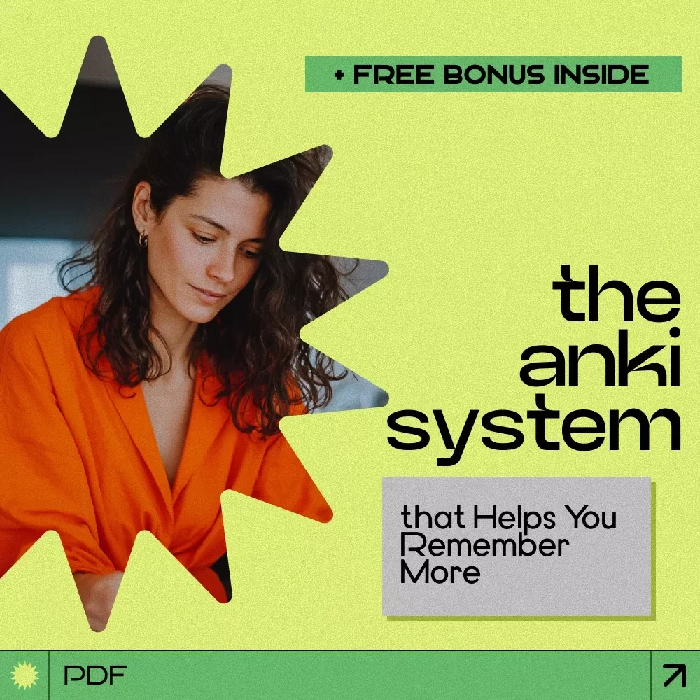 The Anki System That Helps You Remember More | How to Use Anki for Studying Guide, Smart Study System, Memory Boost eBook, Digital Download