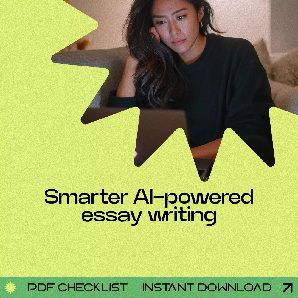 Essay Writing With AI Made Easier – Checklist Guide for Students | how to use ai for writing essays, Academic Writing Help, Study Productivity Tool