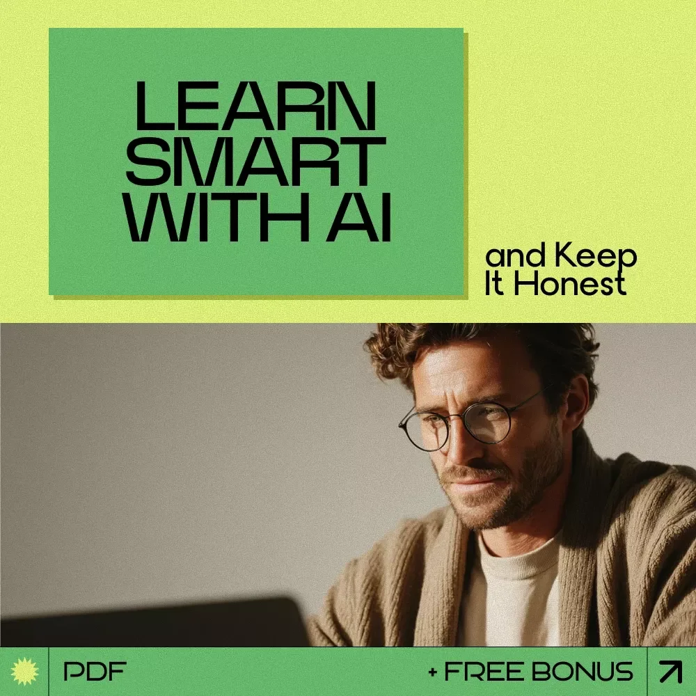 Learn Smart With AI and Keep It Honest Checklist – How to Learn With AI Without Cheating, Study Smarter Guide, Ethical AI Learning Tool