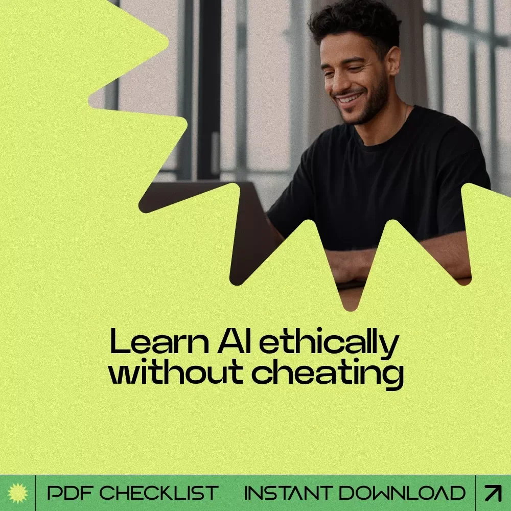 Learn Smart With AI and Keep It Honest Checklist – How to Learn With AI Without Cheating, Study Smarter Guide, Ethical AI Learning Tool