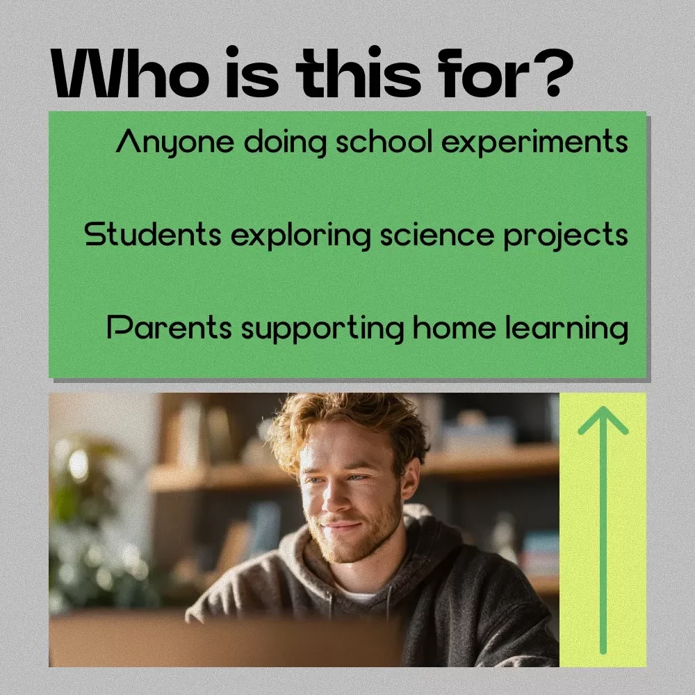 Smarter Science Experiments With AI – Checklist Guide for Students & Parents | How to Use AI for Science Experiments, Easy Lab Planning & Data Tracking Printable
