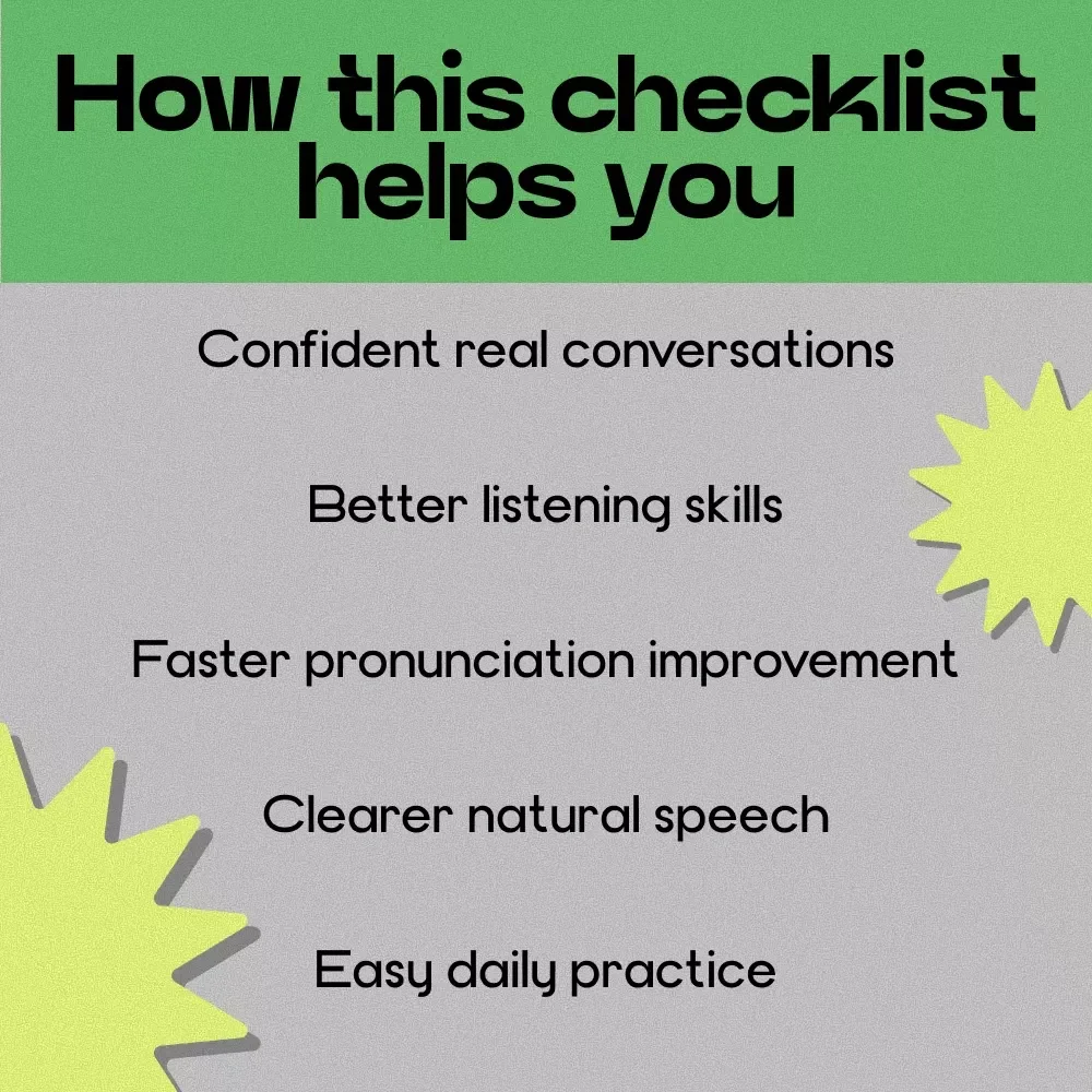 Sound Clear, Speak Bold – AI Pronunciation Practice Checklist | how to use ai for pronunciation practice Guide for Confident Speaking & Clear Accent Training