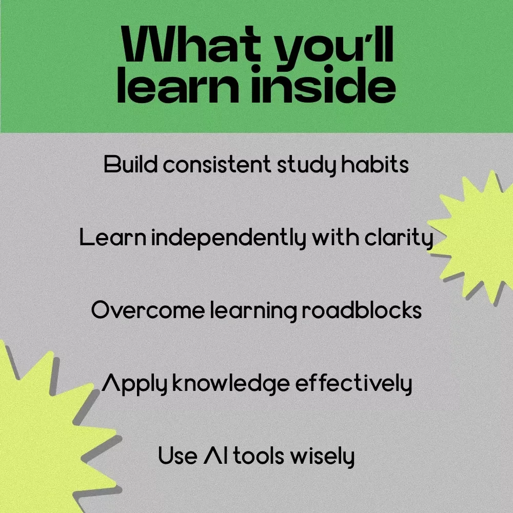 Teach Yourself with Confidence – A Practical Guide on how to learn without a teacher | Self-Learning Blueprint, Study Routine Planner, Skill-Building eBook