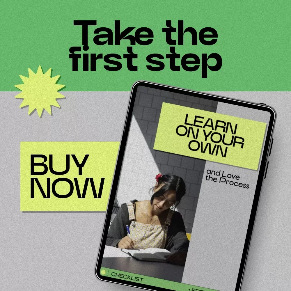 Learn on Your Own and Love the Process – Printable Checklist for How to Learn Independently, Self-Study Planner, Personal Growth Digital Download