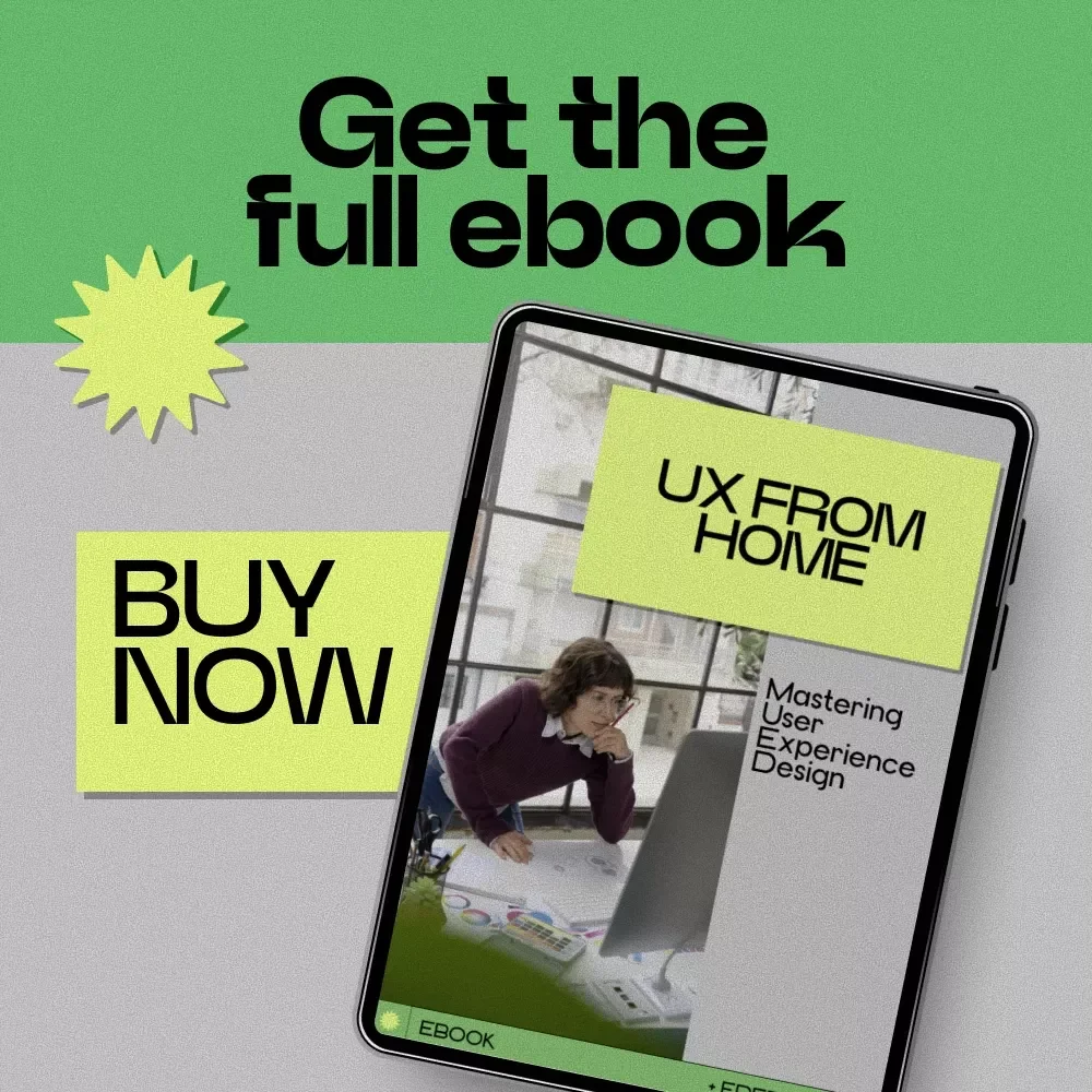 UX From Home: Mastering User Experience Design | how to learn ux design at home eBook Guide, UX Beginner Toolkit, Remote UX Learning Blueprint