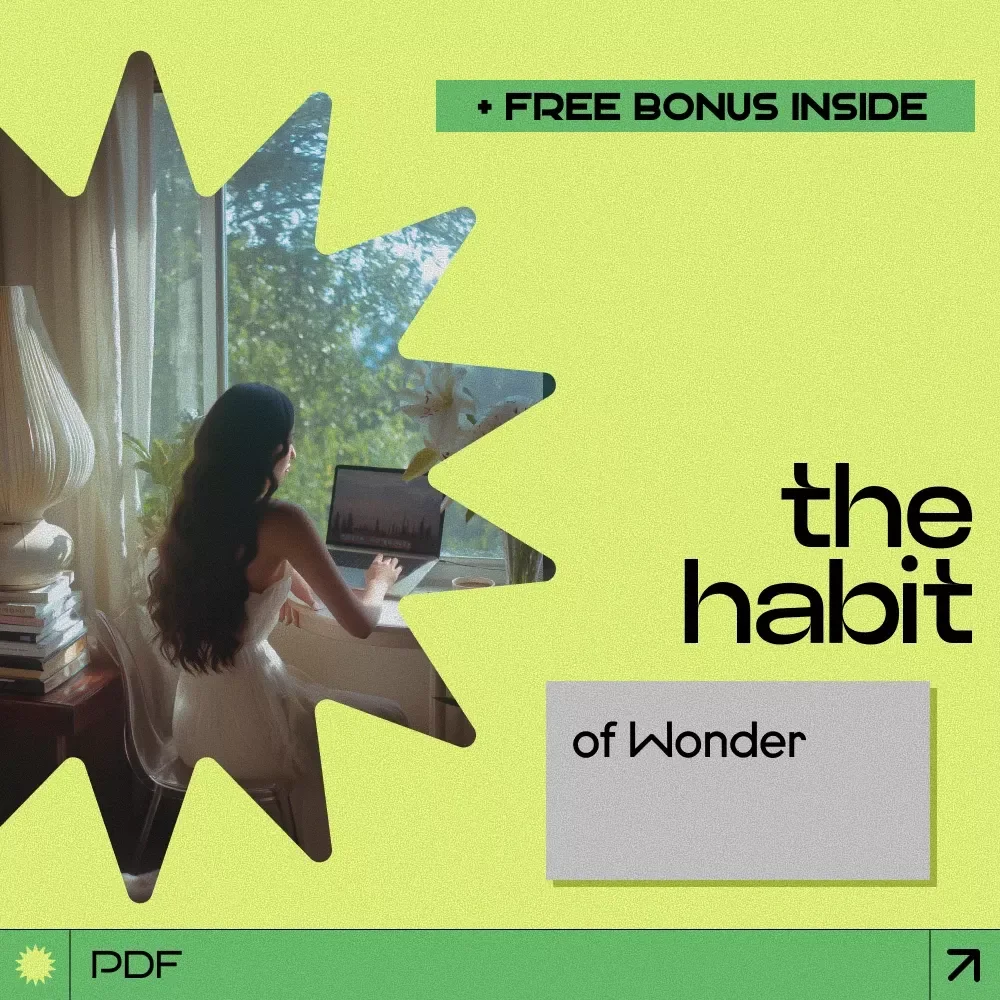 The Habit of Wonder – A Practical Guide on How to Stay Curious, Build Daily Curiosity Habits, and Think More Deeply (Digital eBook Download)