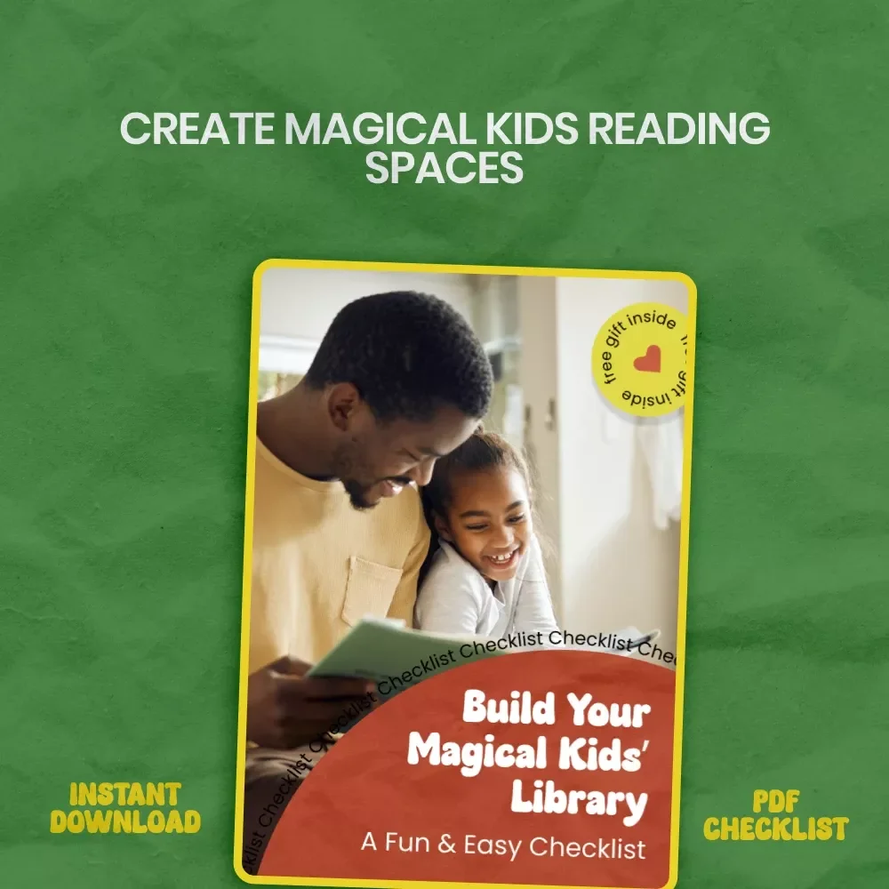 Build Your Magical Kids’ Library: A Fun & Easy Checklist | How to Build a Home Library for Kids Printable Guide | Cozy Reading Corner Setup for Children