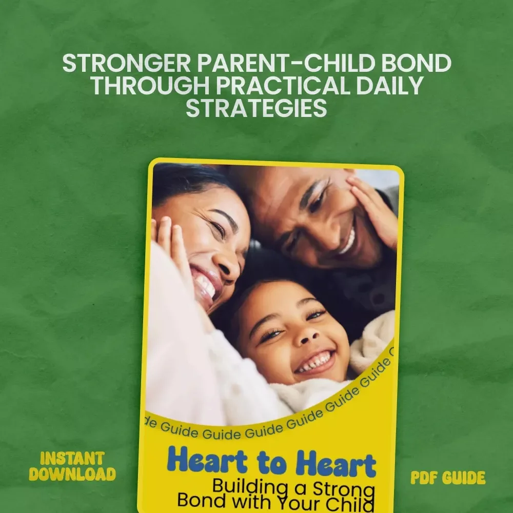 Heart to Heart: Building a Strong Bond with Your Child – A Practical Guide on how to build a strong parent child bond, Emotional Connection Workbook, Parenting Communication & Relationship Toolkit
