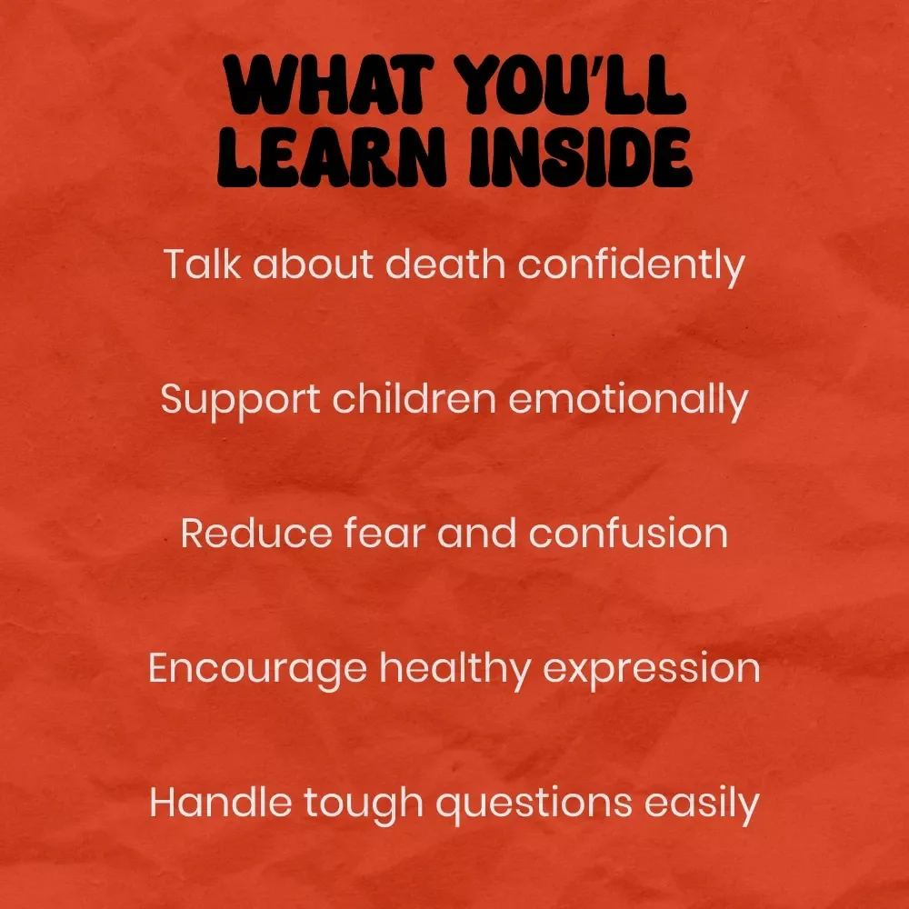Gentle Goodbyes: Talking to Kids About Death and Grief – A Compassionate Parent Guide on how to talk to kids about death and grief, Emotional Support eBook, Child Grief Help Resource