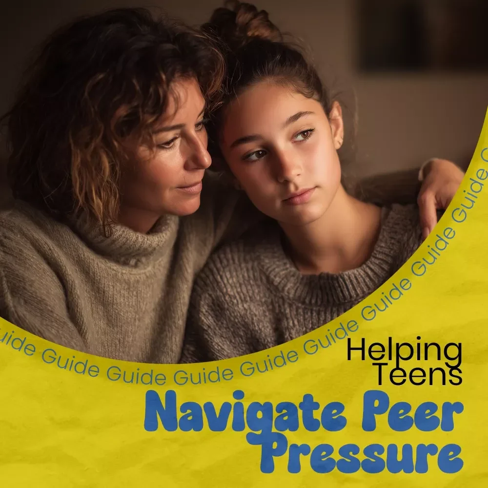 A Parent’s Guide to Helping Teens Navigate Peer Pressure | How to Help Teen with Peer Pressure Digital Guide for Confident Parenting, Communication & Resilience Building