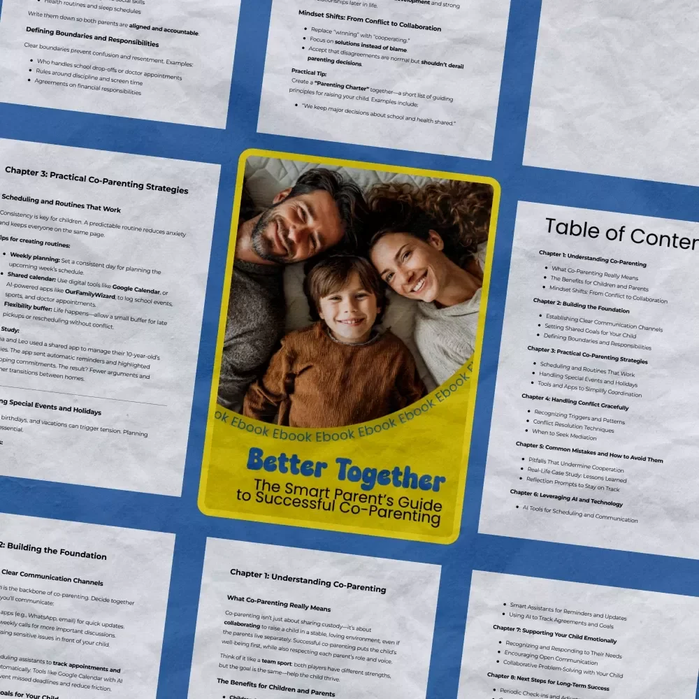 Better Together: The Smart Parent’s Guide to Successful Co-Parenting – How to Co Parent Successfully eBook, Practical Parenting Guide, Digital Download