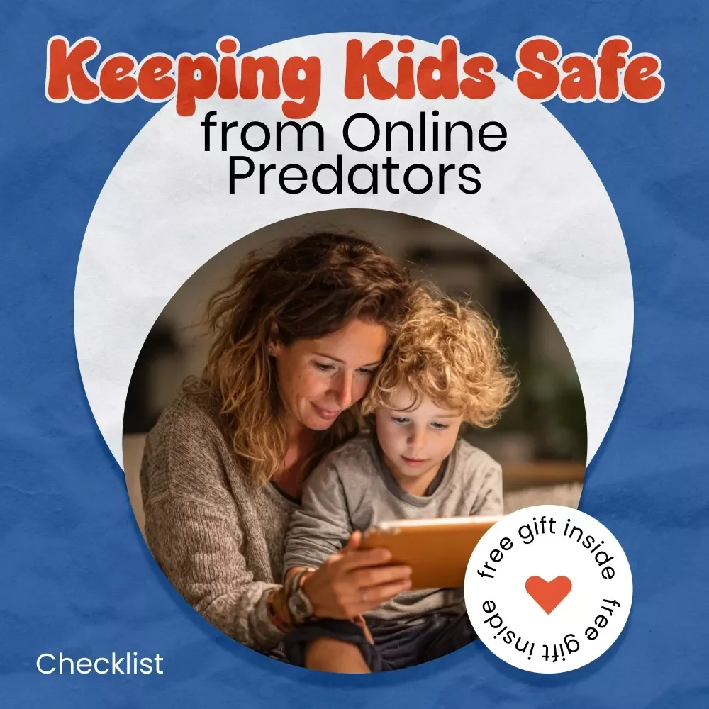 Keeping Kids Safe from Online Predators (Without Killing the Fun) | Practical Parent Checklist for How to Protect Kids from Online Predators | Digital Download Safety Guide