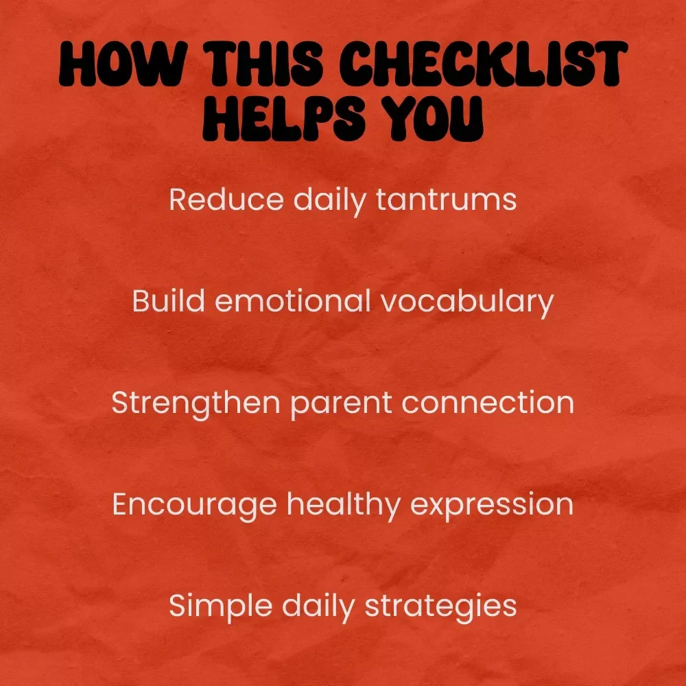 A Fun, Simple Guide to Helping Kids Name Their Emotions – Playful Parenting Checklist for Emotional Awareness & How to Help Kids Name Their Emotions