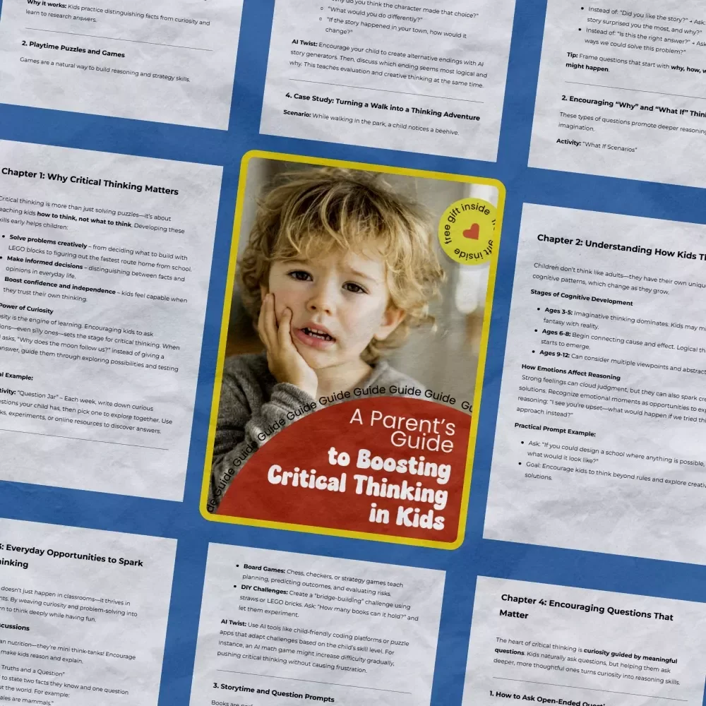 A Parent’s Guide to Boosting Critical Thinking in Kids – Practical Strategies & Activities | How to Encourage Critical Thinking in Kids Digital Guide