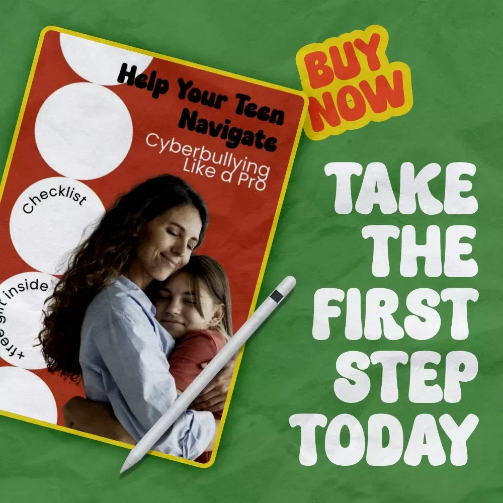 Help Your Teen Navigate Cyberbullying Like a Pro – Printable Checklist for Parents | how to help teen with cyberbullying Guide, Digital Download