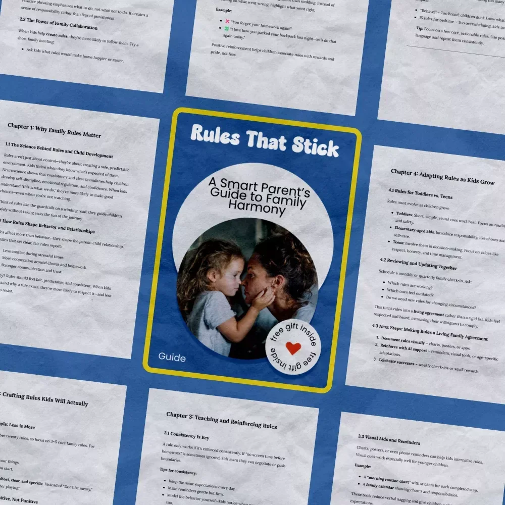 Rules That Stick: A Smart Parent’s Guide to Family Harmony | How to Set Family Rules That Kids Follow