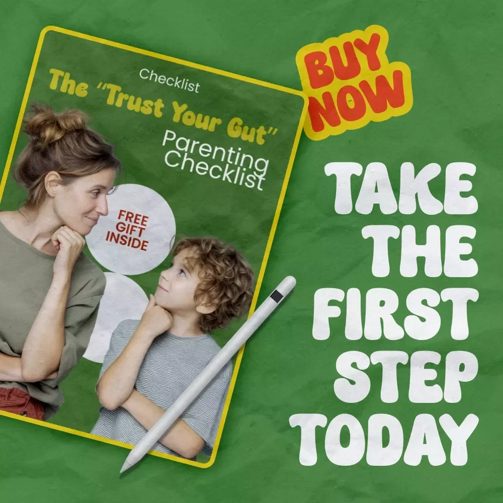 The “Trust Your Gut” Parenting Checklist | How to Do Instinctual Parenting Guide for Calm, Confident Moms & Dads | Printable Digital Download