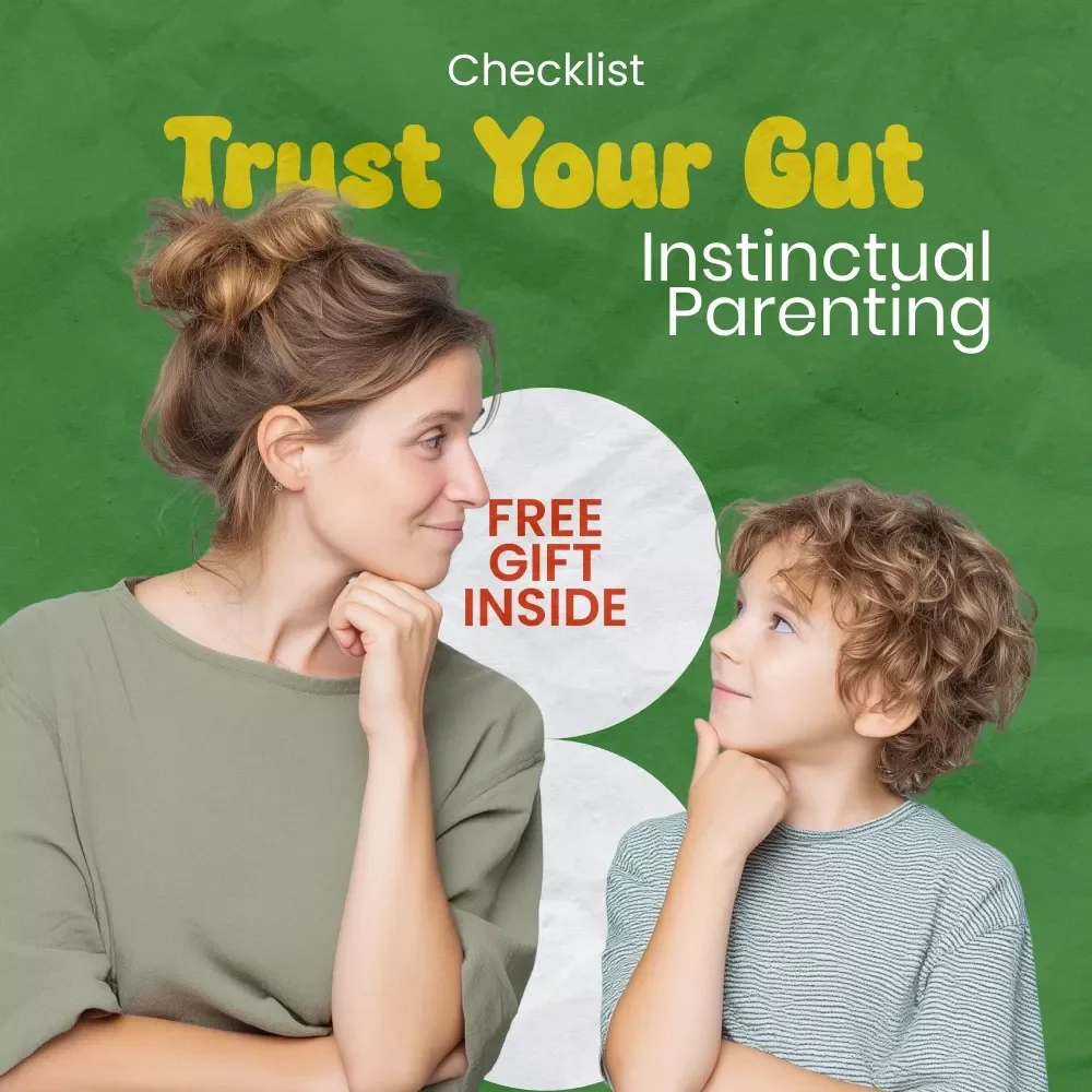 The “Trust Your Gut” Parenting Checklist | How to Do Instinctual Parenting Guide for Calm, Confident Moms & Dads | Printable Digital Download