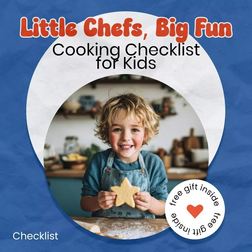 Little Chefs, Big Fun: The Ultimate Age-by-Age Cooking Checklist for Kids – How to Cook with Kids by Age Printable Guide, Family Kitchen Skills Builder, Kids Cooking Checklist PDF