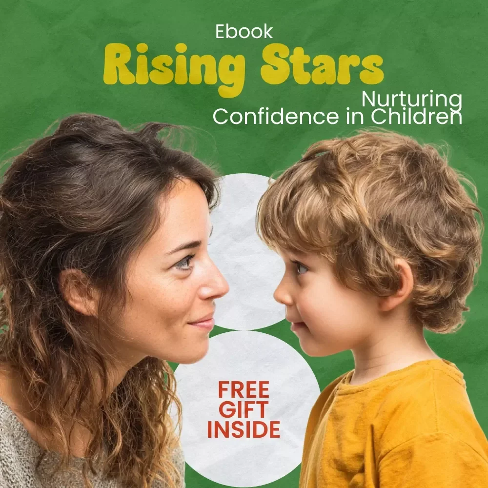 Rising Stars: Nurturing Confidence in Children | how to help a child with low self esteem Parenting Guide eBook | Confidence Building Toolkit for Kids