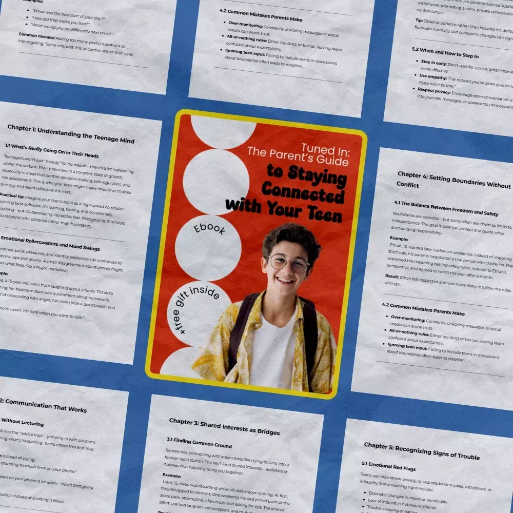Tuned In: The Parent’s Guide to Staying Connected with Your Teen – How to Stay Connected to Teen, Improve Communication, Set Boundaries, and Foster Lasting Bonds