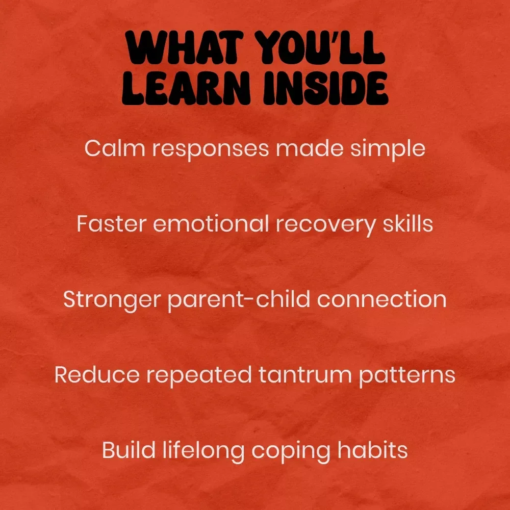A Parent’s Guide to Helping Kids Bounce Back from Tantrums | How to Help Kids After a Tantrum eBook, Parenting Guide, Emotional Regulation Toolkit for Kids
