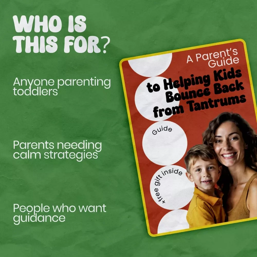A Parent’s Guide to Helping Kids Bounce Back from Tantrums | How to Help Kids After a Tantrum eBook, Parenting Guide, Emotional Regulation Toolkit for Kids