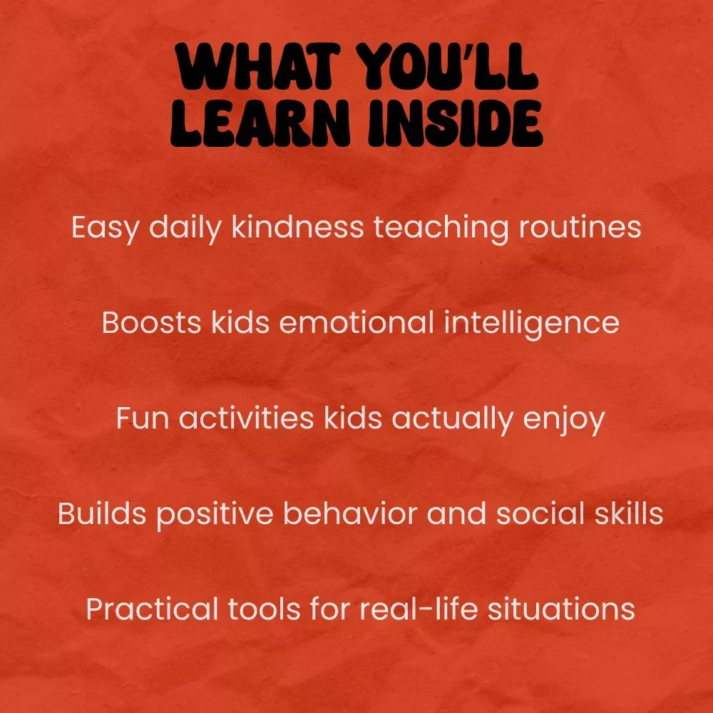 Kindness in Action: A Fun Guide to Teaching Kids to Care | how to teach kids about kindness | Parenting eBook, Social Skills Guide for Children, Empathy Activities PDF