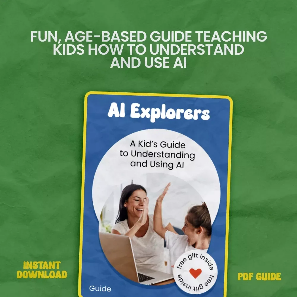 AI Explorers: A Kid’s Guide to Understanding and Using AI | AI Literacy for Kids by Age | Fun Beginner-Friendly eBook for Learning AI Skills, Projects & Safety