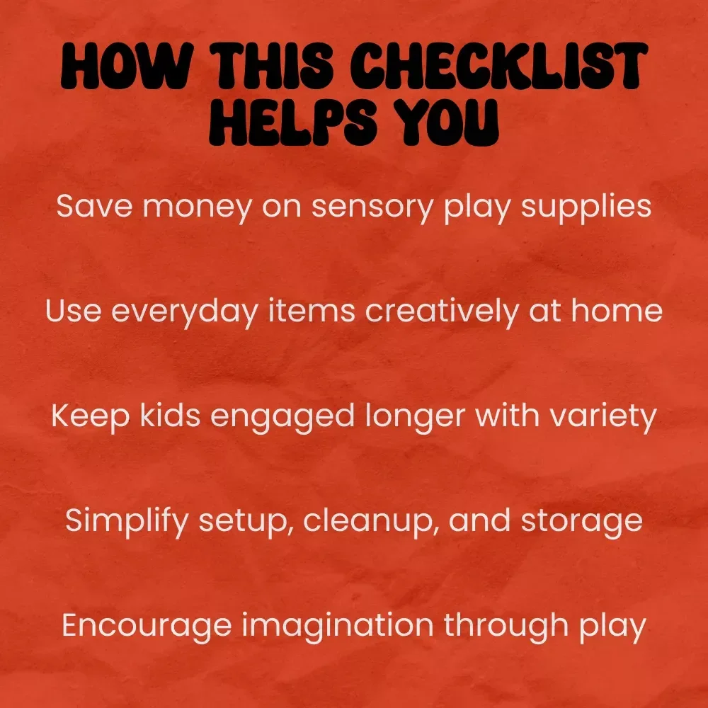 Budget-Friendly Sensory Bin Checklist – How to Do Sensory Bins on a Budget