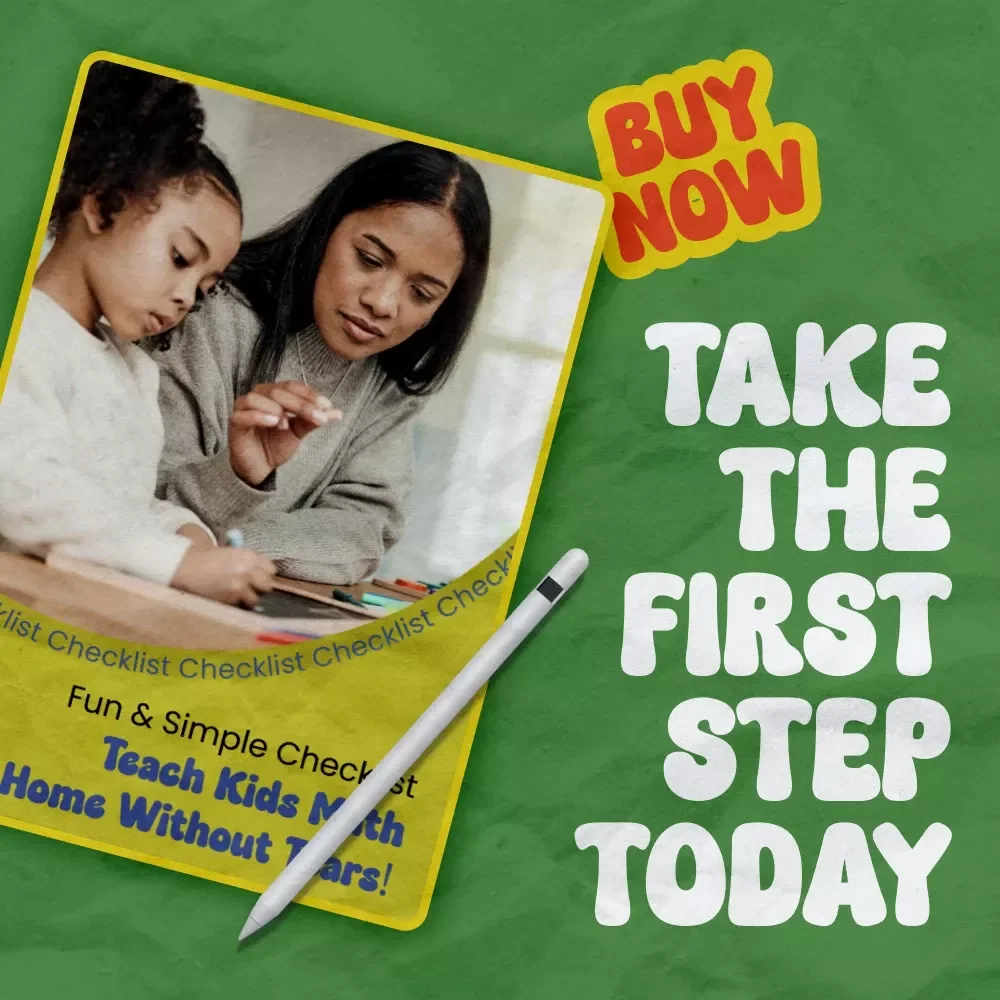 Fun & Simple Checklist: Teach Kids Math at Home Without Tears! | Easy Guide on how to teach kids math at home for Parents & Homeschoolers