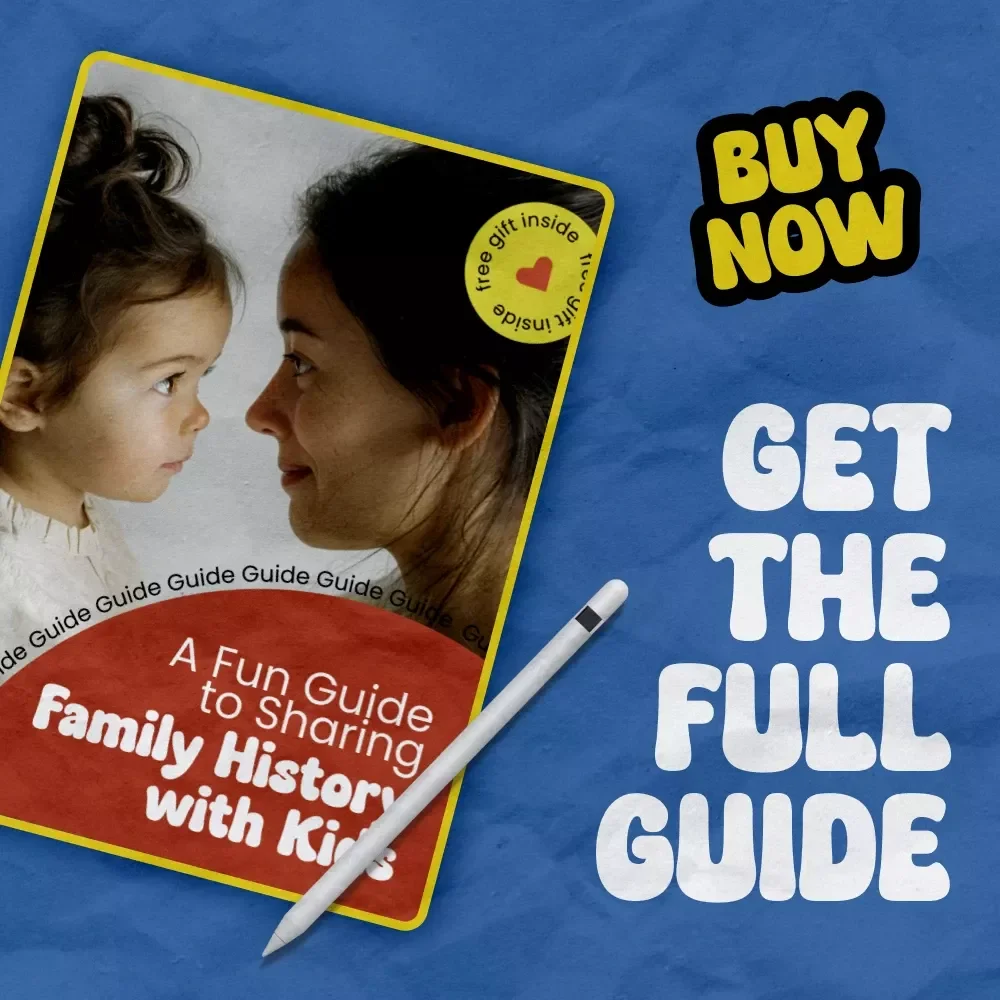 A Fun Guide to Sharing Family History with Kids – How to Teach Kids About Family History, Printable eBook, Family Storytelling Activities, Heritage Learning Guide for Children