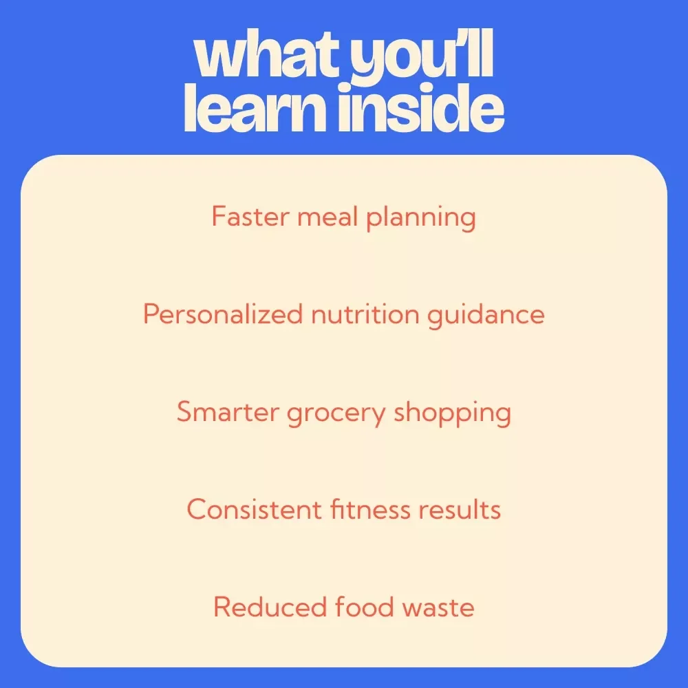 AI Meal Planning for Fitness eBook | Smart AI Meal Planning for Fitness Guide, Nutrition Automation, Workout Diet Planner, Digital Download
