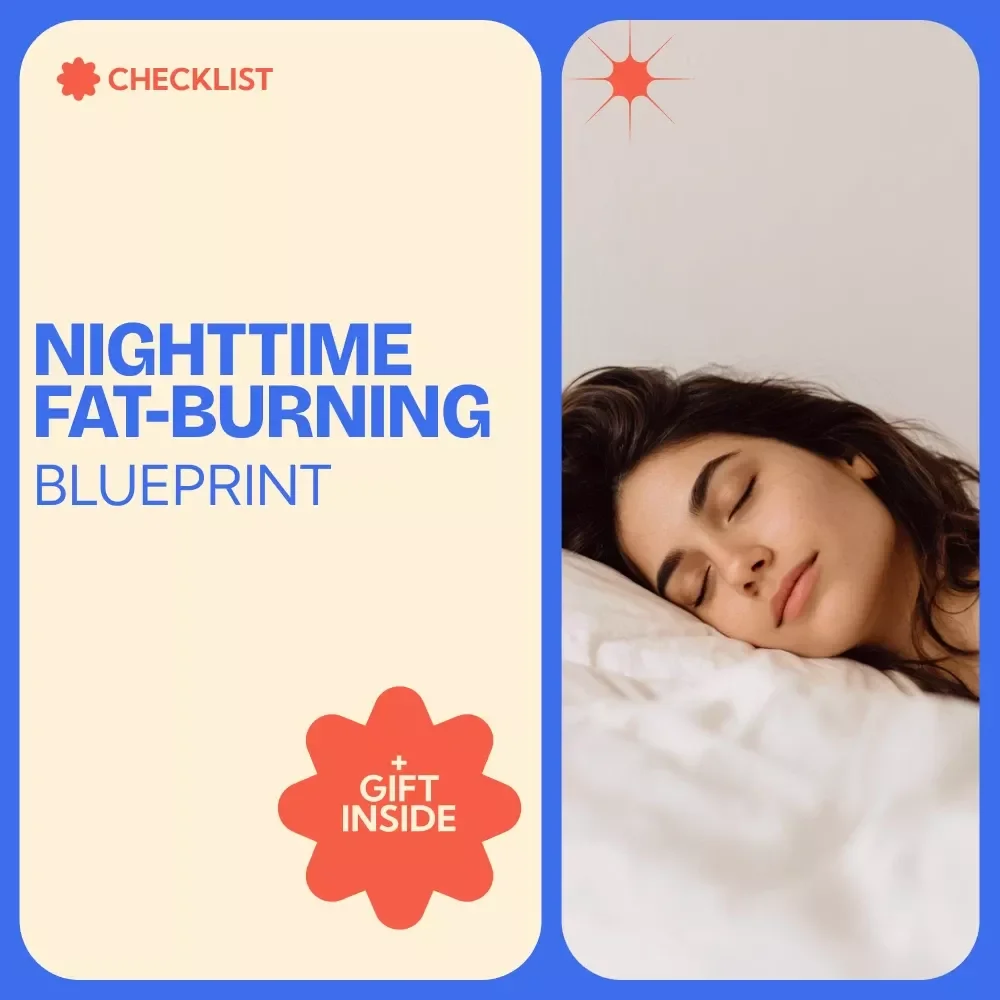 Nighttime Fat-Burning Blueprint – Checklist Guide on how to burn fat while sleeping, Overnight Fat Loss Routine, Sleep-Based Weight Loss Planner, Healthy Night Habits Digital Download