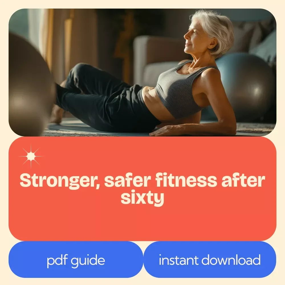 A Practical Guide to Fitness After 60 | Complete Wellness Blueprint for fitness for seniors over 60 | Safe Workouts, AI Tools & Weekly Plans