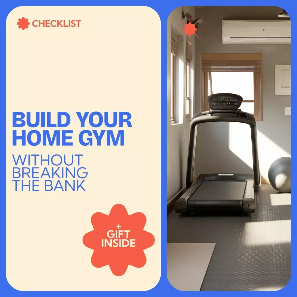 Build Your Home Gym Without Breaking the Bank – Home Gym Setup on a Budget Checklist, Affordable Fitness Equipment Planner, Small Space Workout Guide