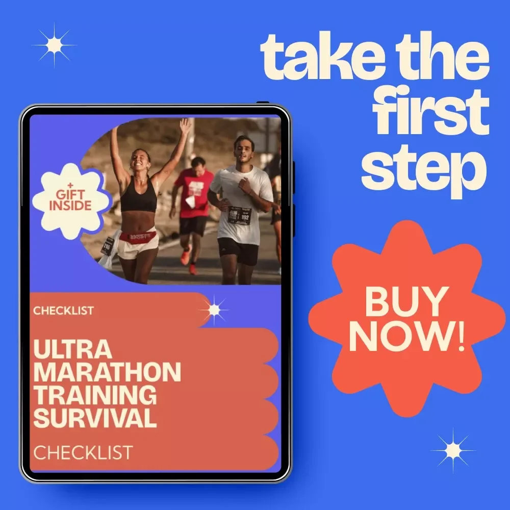 Ultra Marathon Training Survival Checklist | Printable Ultra Marathon Training Tips Guide | Endurance Running Planner PDF | Race Prep Checklist
