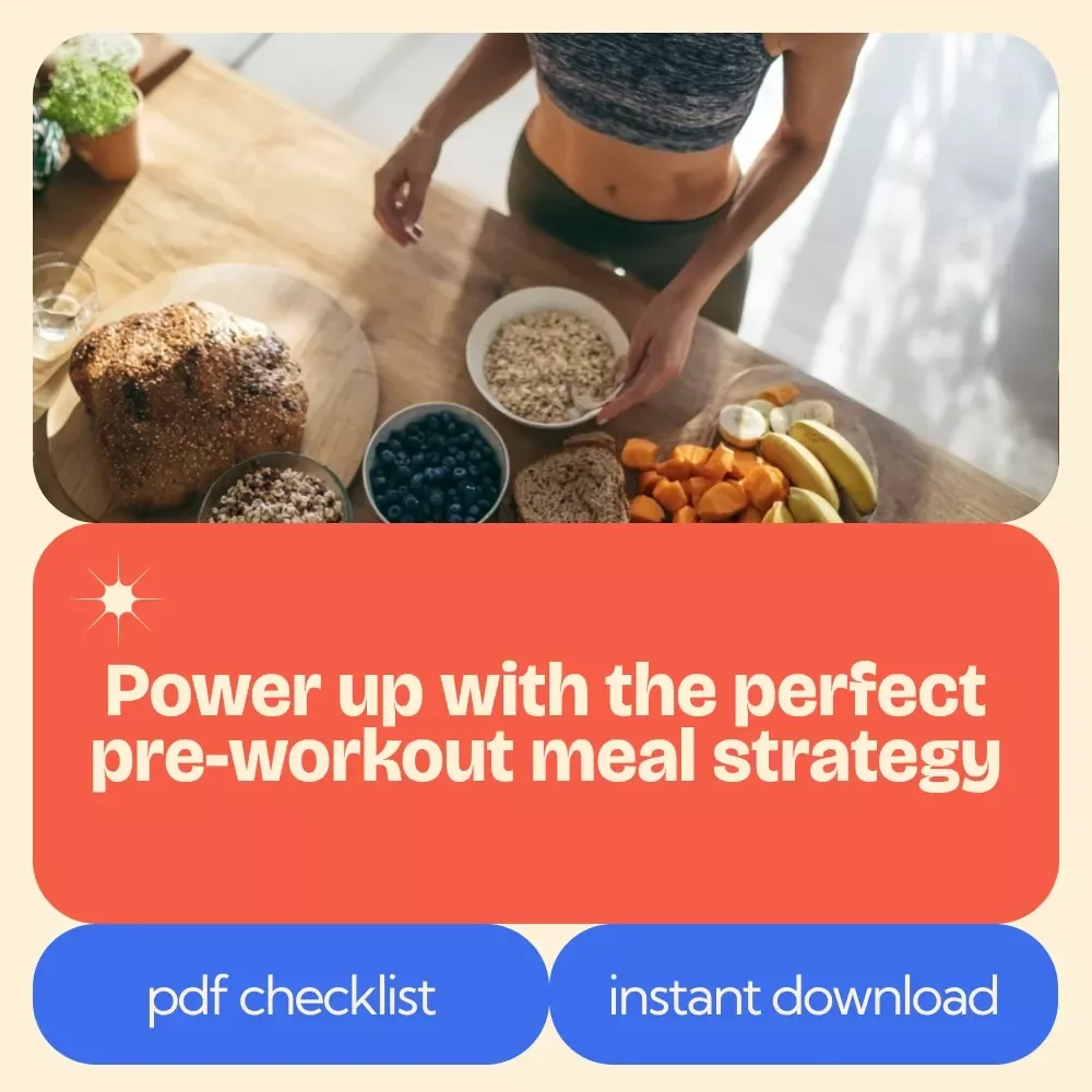 Your Go-To Pre-Workout Meal Checklist: Energize and Fuel Your Workout