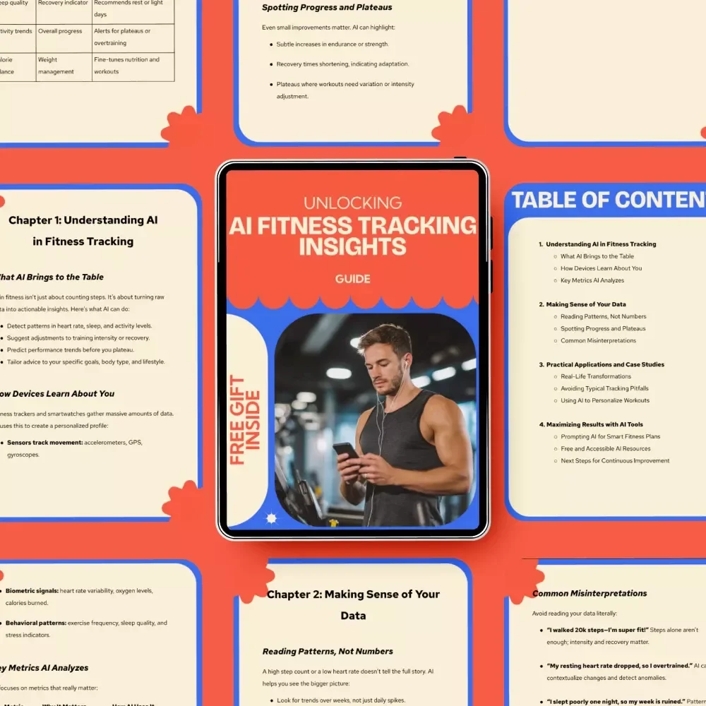 Unlocking AI Fitness Tracking Insights – Smart Guide to AI Fitness Tracking Insights, Data-Driven Workout Optimization, Digital Download Wellness eBook