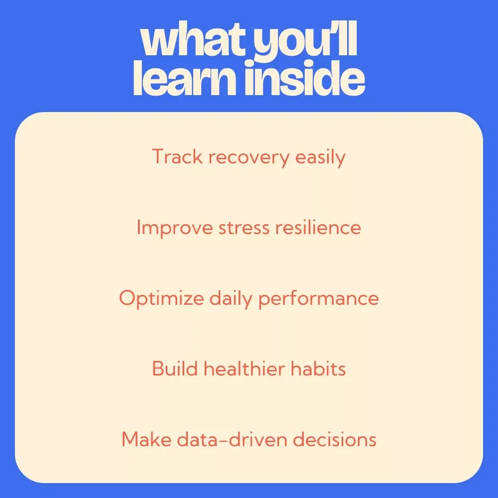 A Beginner’s Guide to HRV Training – HRV Training for Beginners eBook, Heart Rate Variability Guide, Wellness & Recovery Optimization Digital Download