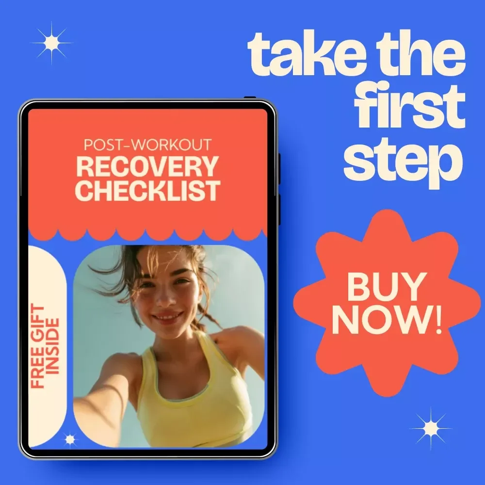 Post-Workout Recovery Checklist | AI Recovery Recommendations Fitness Guide, Muscle Recovery Routine, Workout Cool Down & Nutrition Planner Digital Download