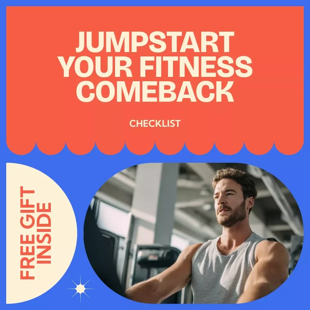 Jumpstart Your Fitness Comeback – Printable Checklist Guide | How to Get Back Into Fitness Routine, Workout Planner & Habit Builder