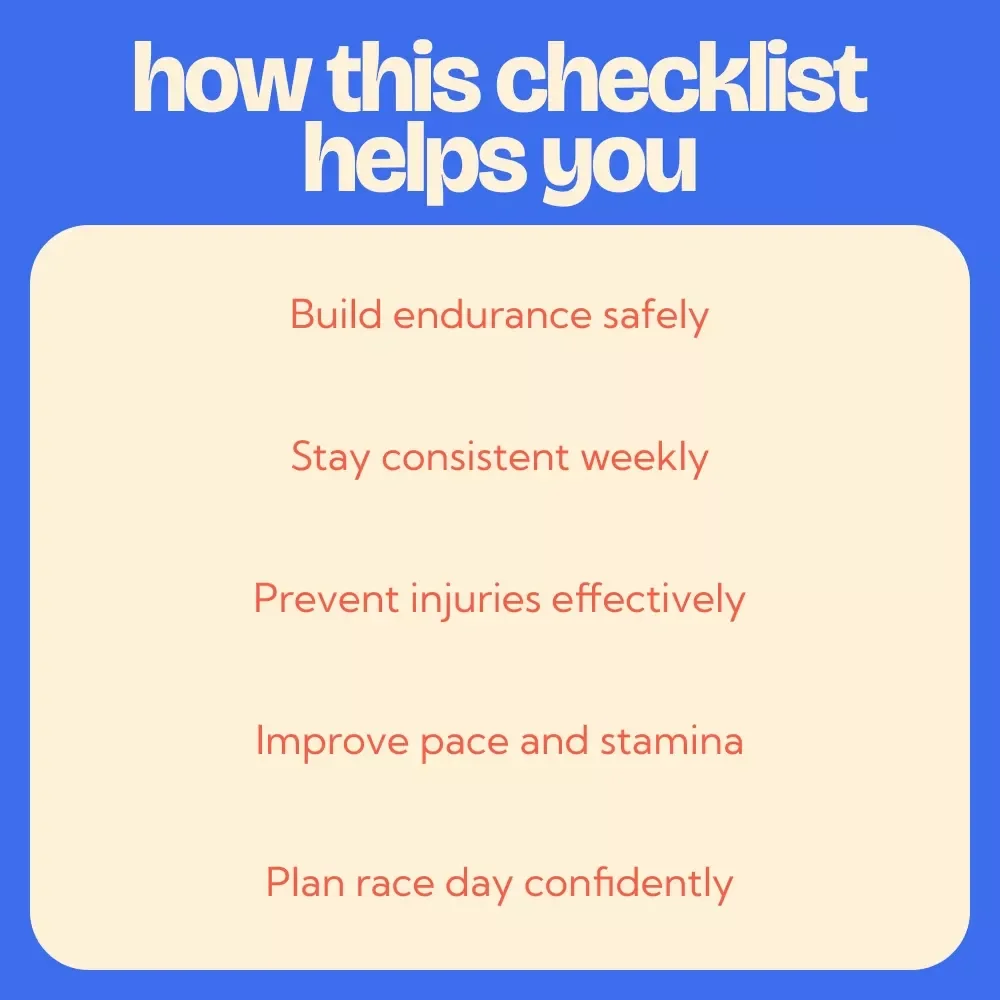 Marathon Training Schedule Checklist – Complete marathon training schedule Guide for Beginners, Intermediate & Advanced Runners | 16–20 Week Race Prep Planner