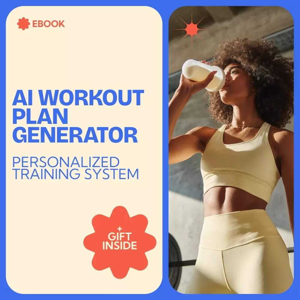 AI Workout Plan Generator eBook | Smart Fitness Guide, Personalized Training System, AI Workout Plan Generator for Beginners & Advanced Users