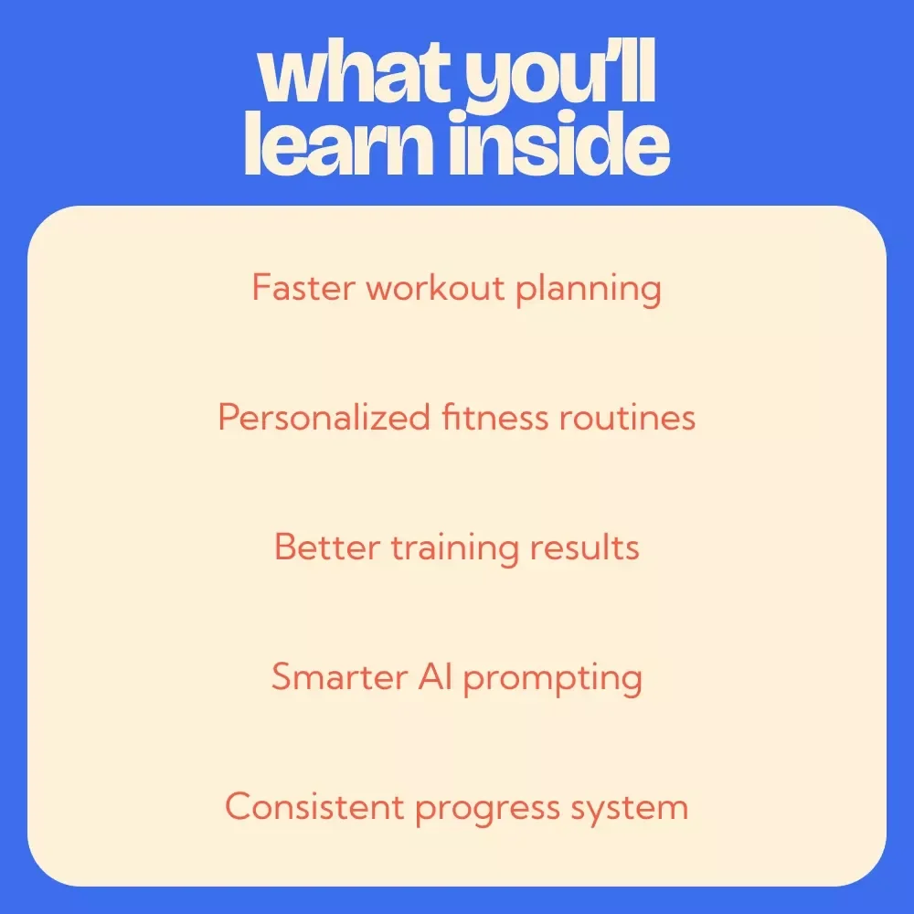 AI Workout Plan Generator eBook | Smart Fitness Guide, Personalized Training System, AI Workout Plan Generator for Beginners & Advanced Users