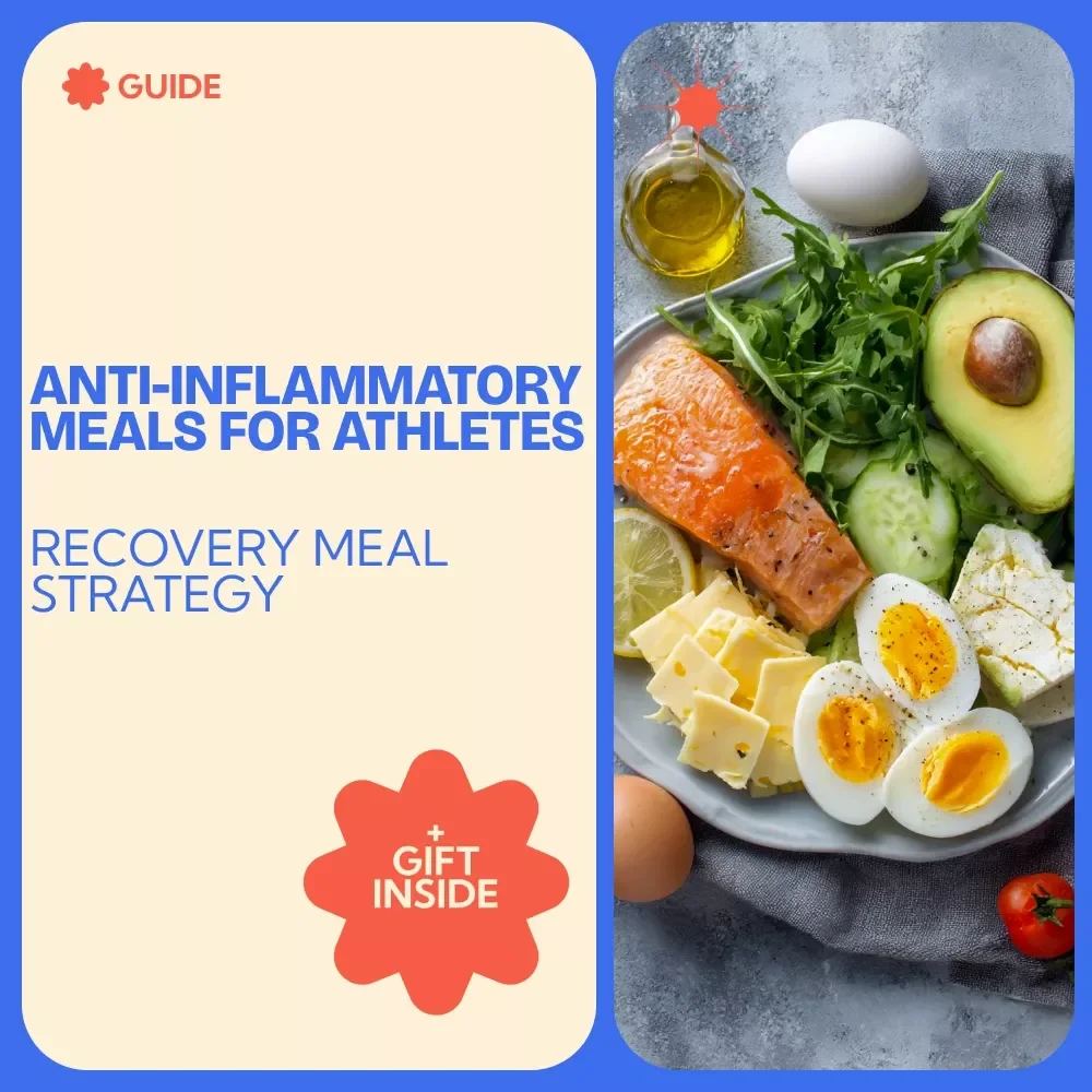 Anti-Inflammatory Meals for Athletes Guide | Anti Inflammatory Diet for Athletes eBook, Performance Nutrition Plan, Recovery Meal Strategy Download