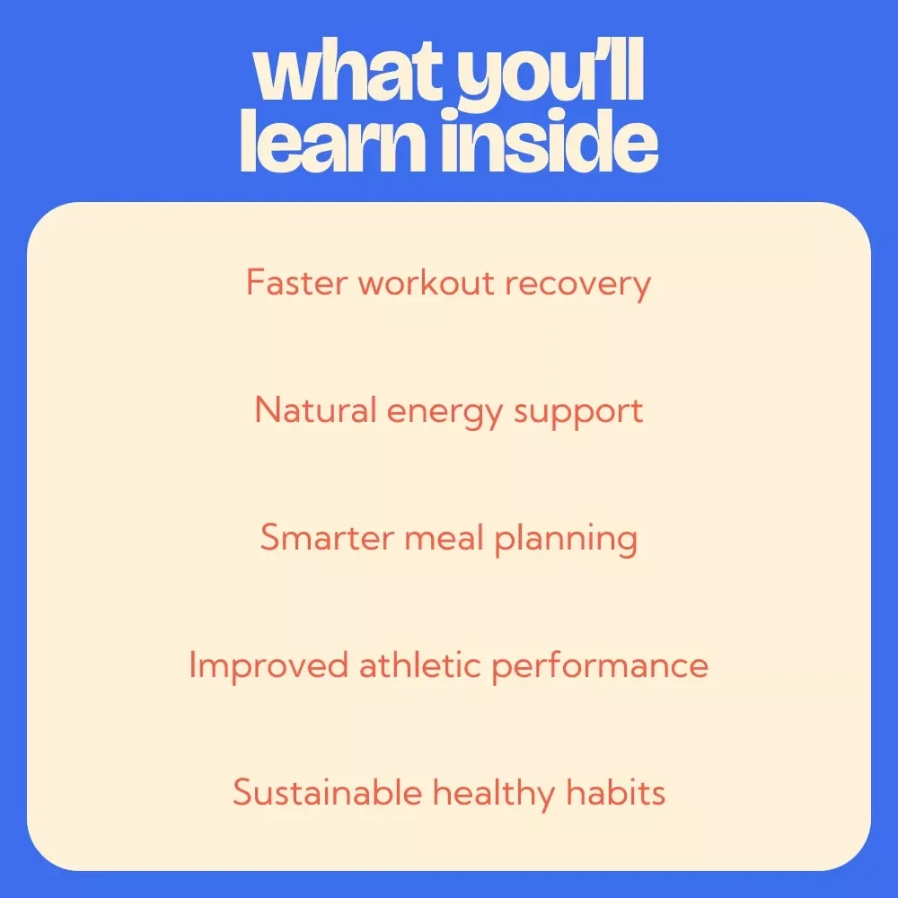 Anti-Inflammatory Meals for Athletes Guide | Anti Inflammatory Diet for Athletes eBook, Performance Nutrition Plan, Recovery Meal Strategy Download